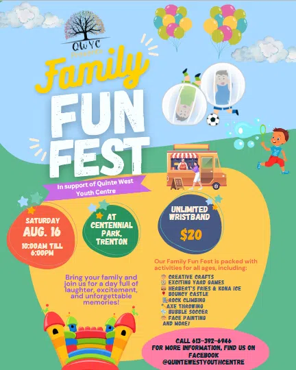 Family Fun Fest for QWYC this weekend