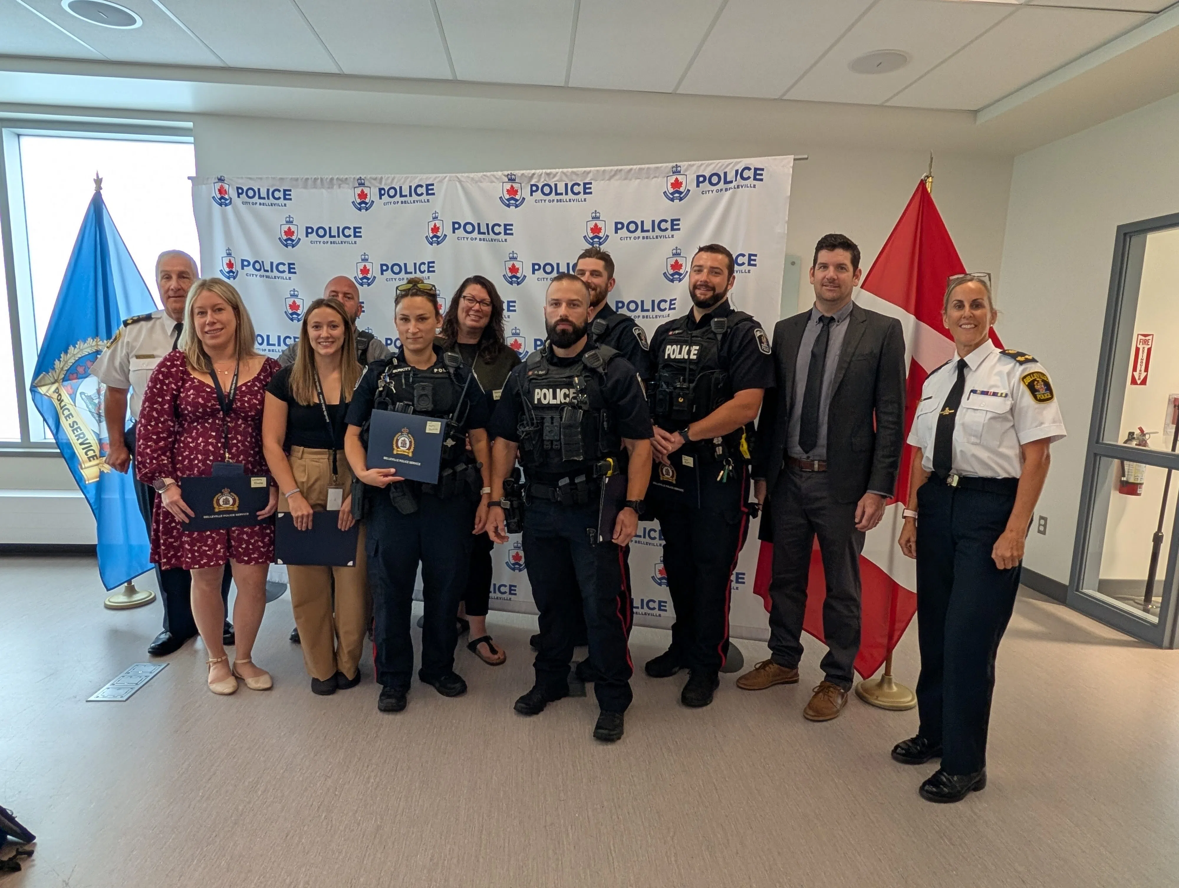 "B" Platoon receives Chief's Commendation for response to a serious assault