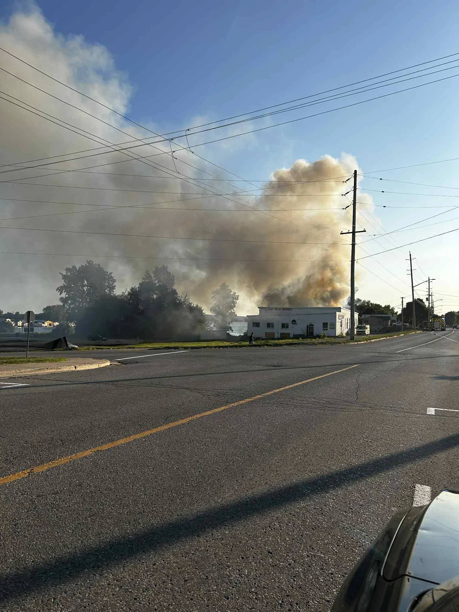 Big fire in Deseronto