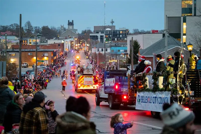 Road closures for Belleville Santa Claus parade