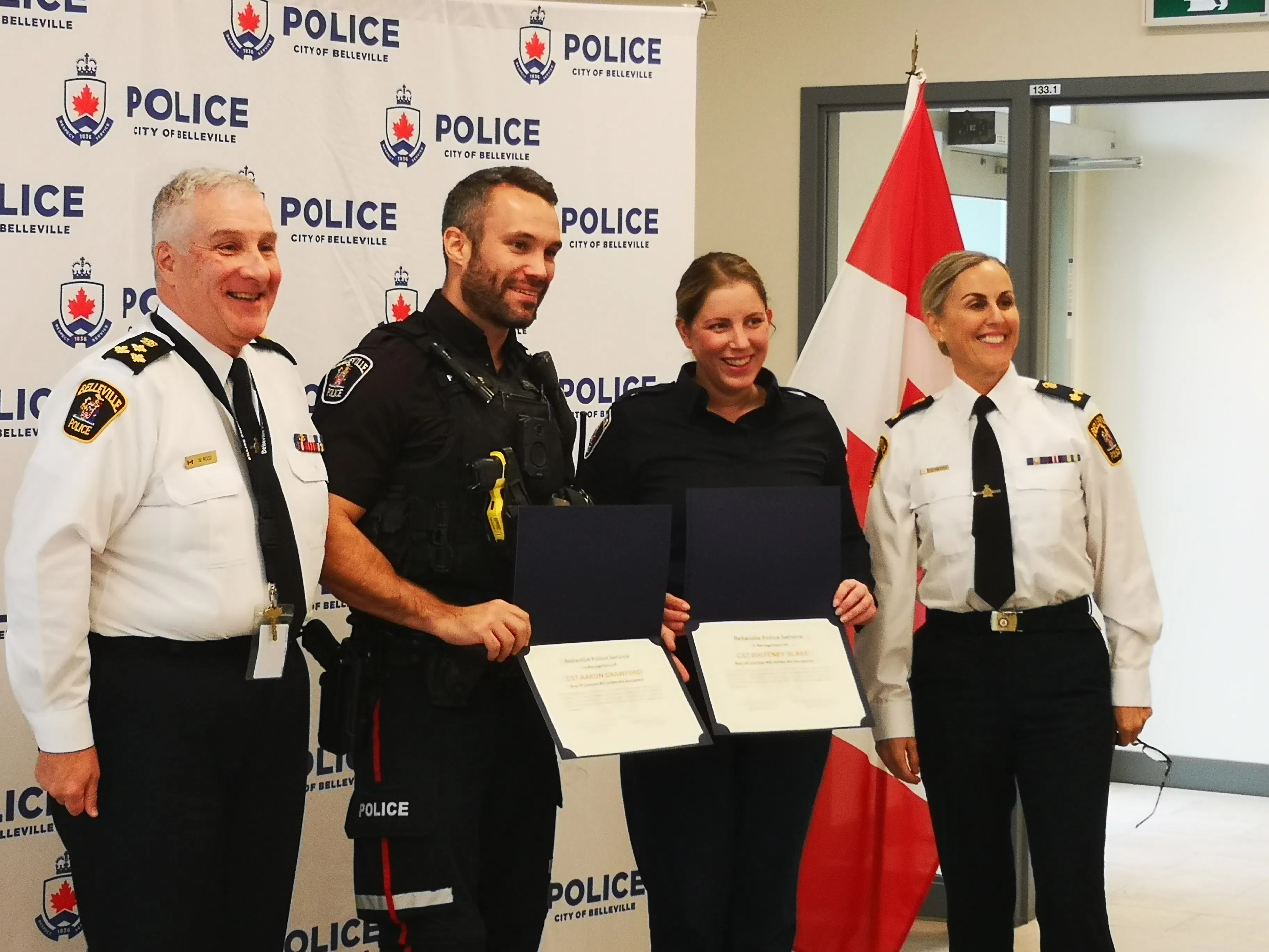 Belleville police officers recognized for 40 under 40
