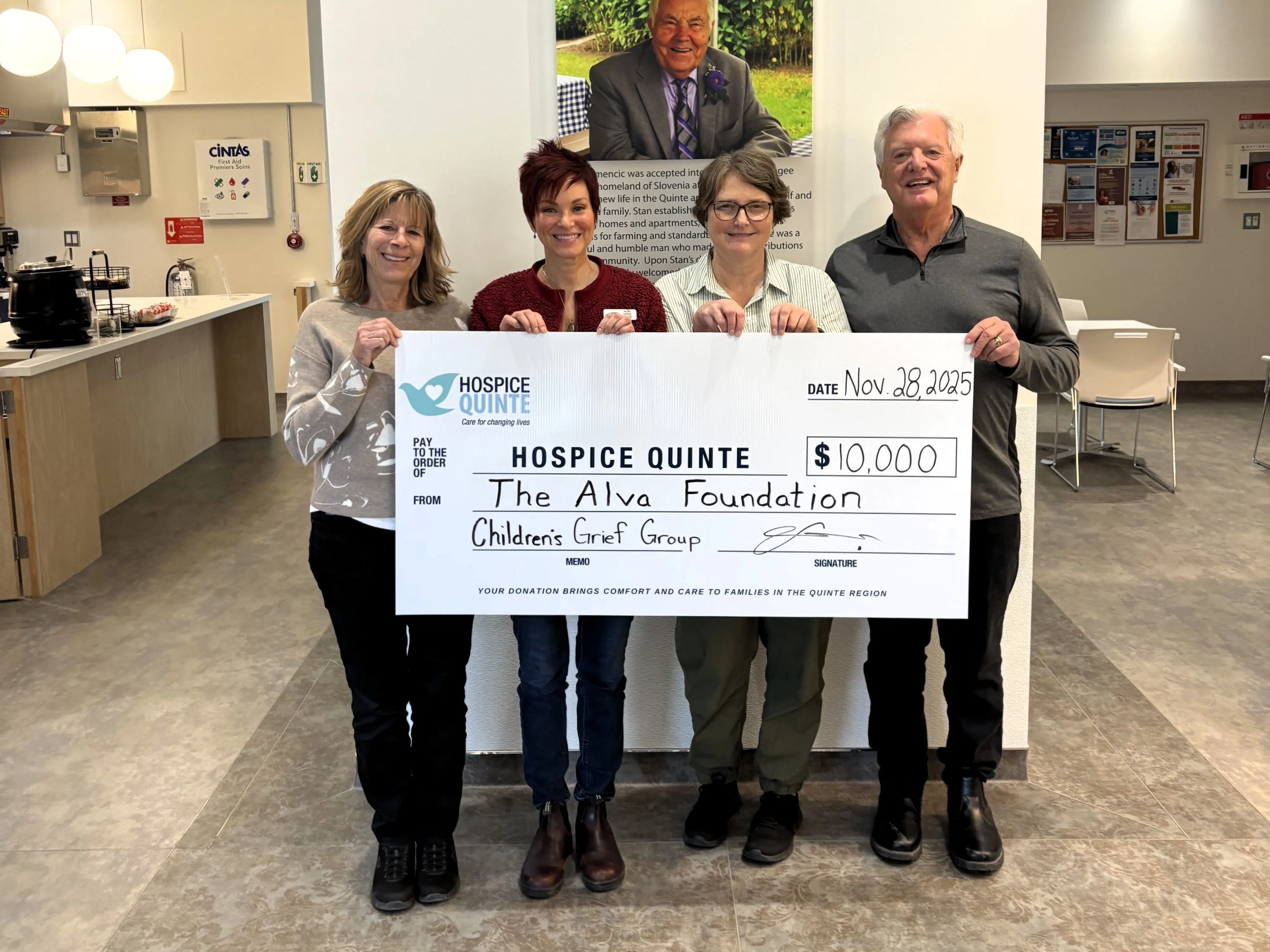 Hospice Quinte receives grant for youth grief groups