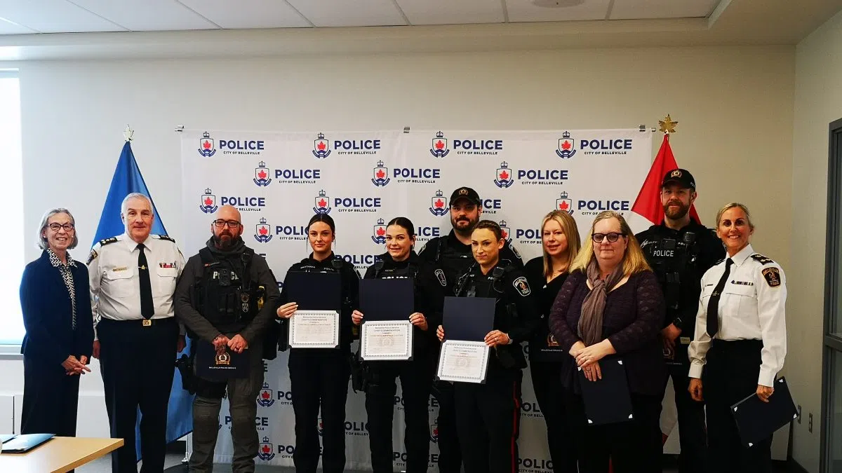 Belleville officers receive Chief commendation