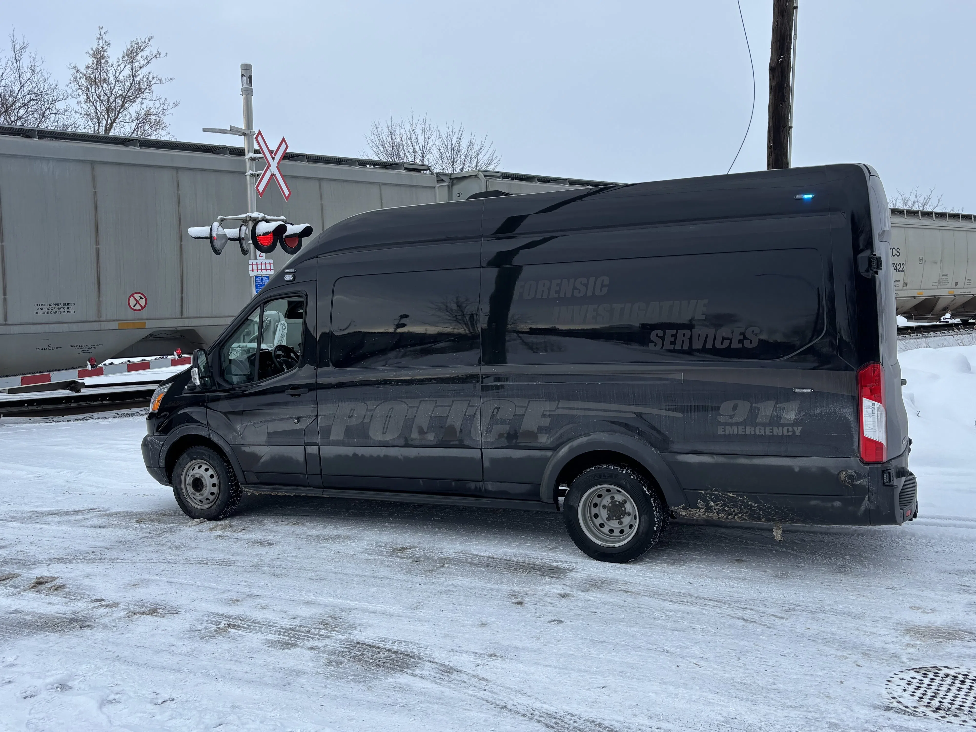 Pedestrian struck by train in Belleville