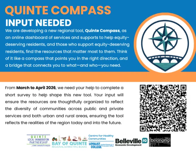 Community input needed for Quinte Compass development