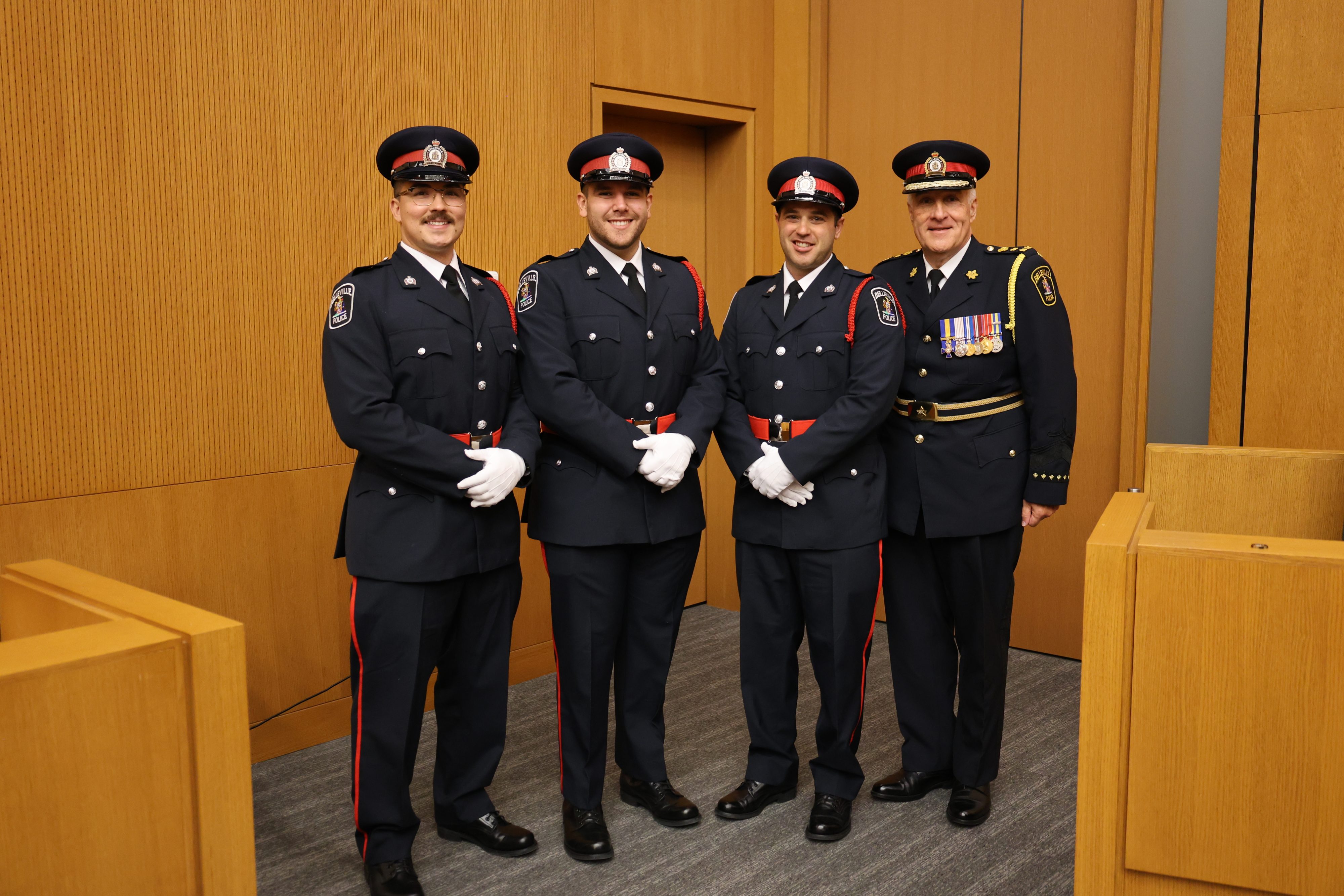 Belleville Police Service welcomes three new constables