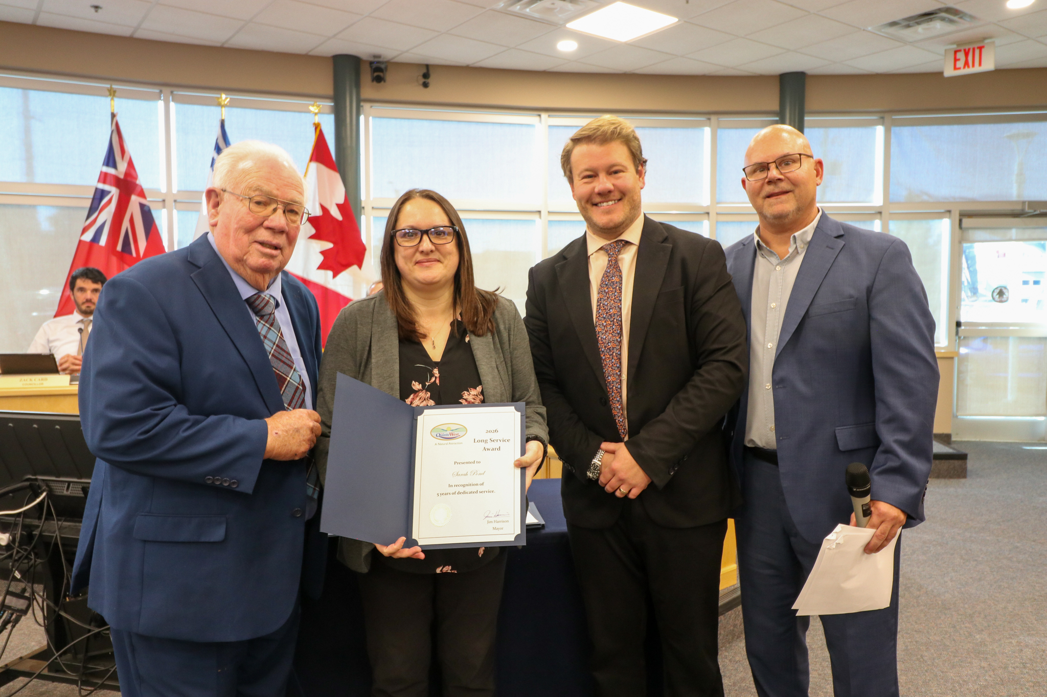 City of Quinte West staff recognized with Long Service Awards