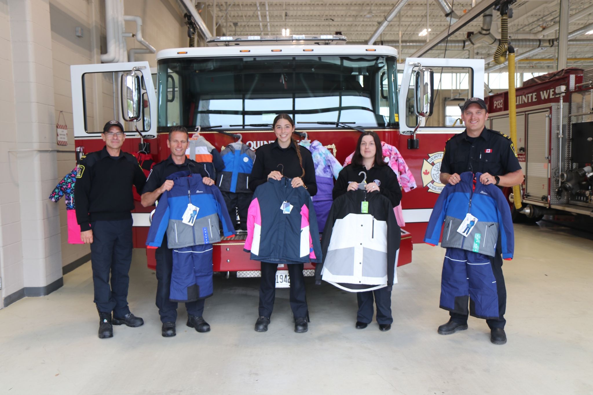 Quinte West Professional Firefighters launch 35th annual Coats for Kids program