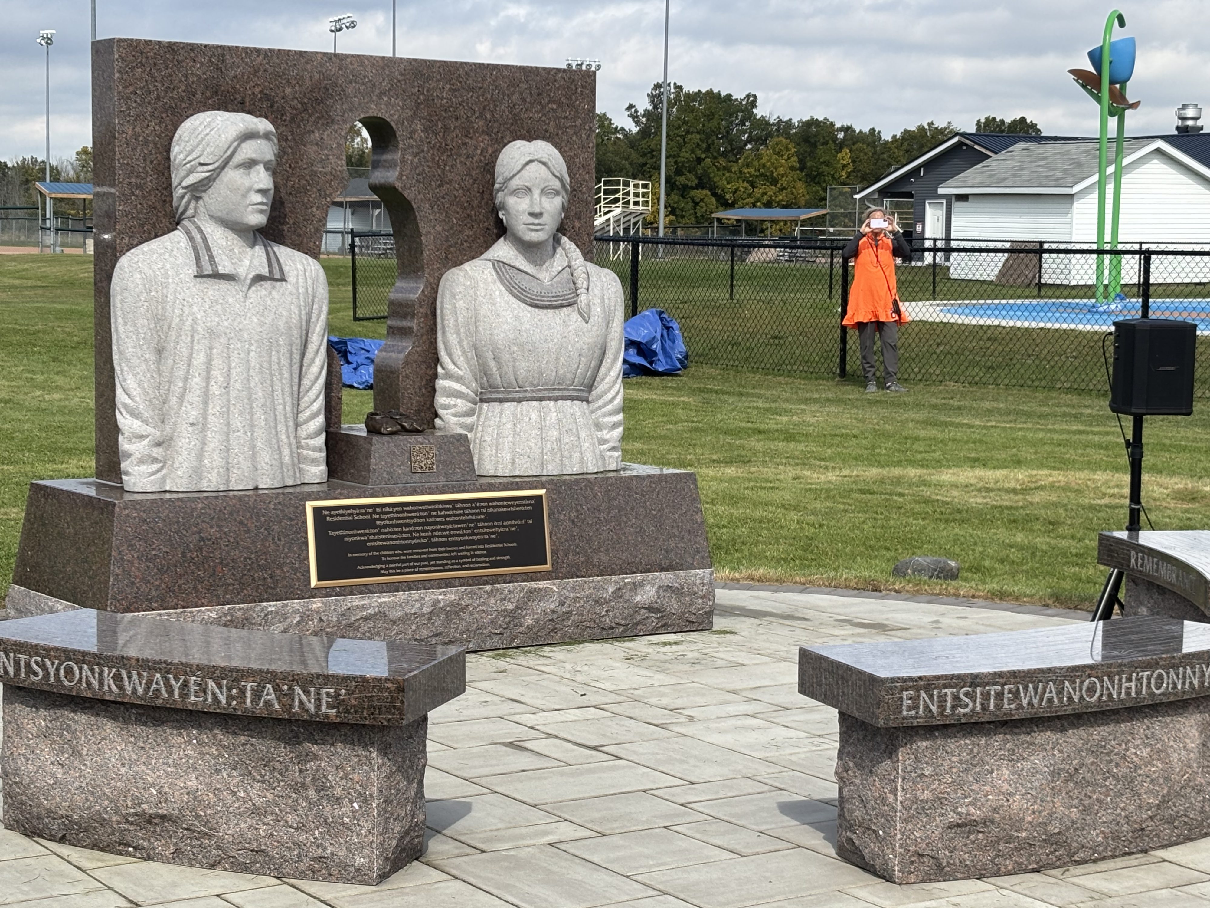PHOTOS: Monument unveiled in Tyendinaga honouring those affected by the residential school system