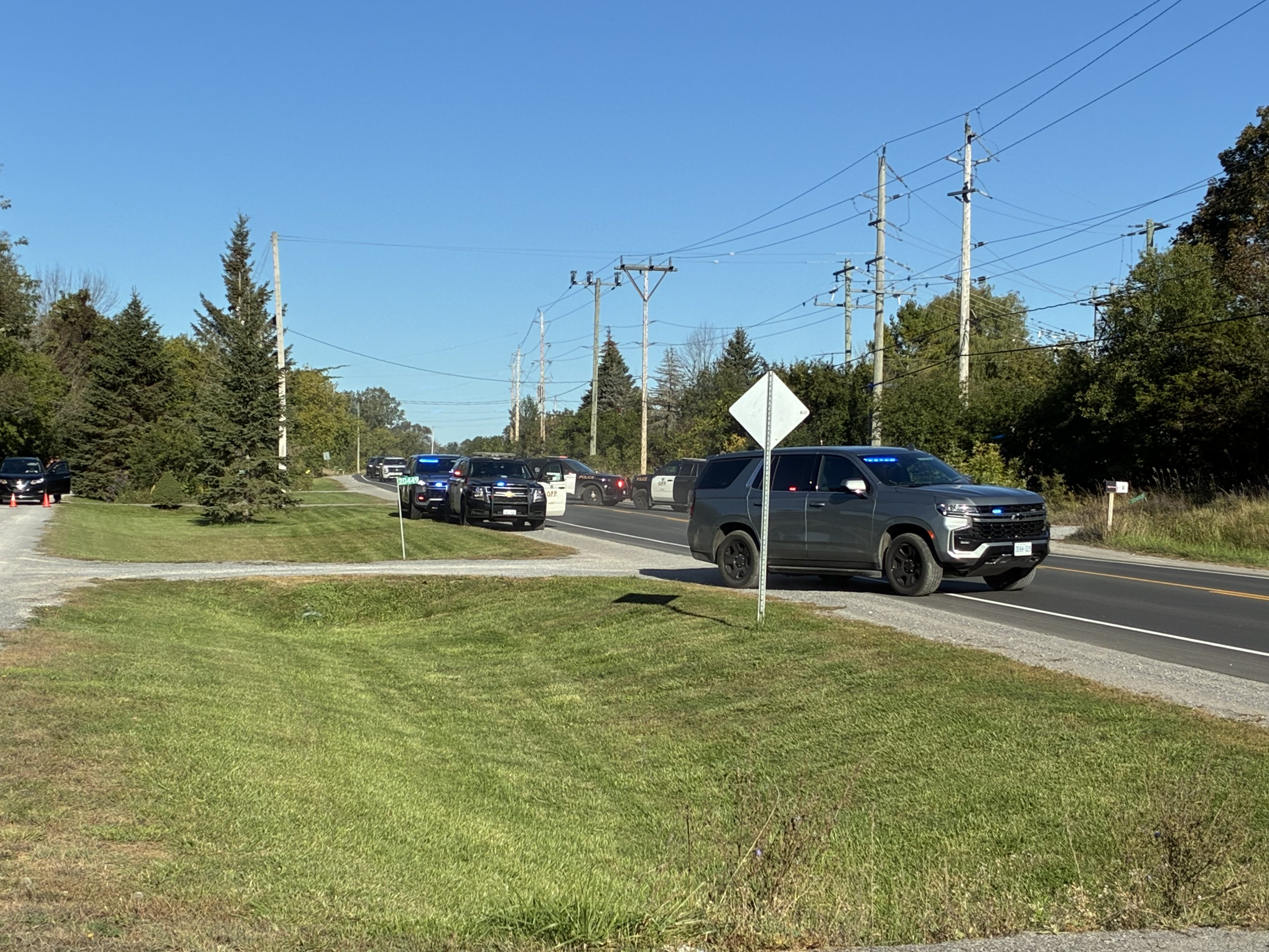 Heavy police presence reported in Consecon