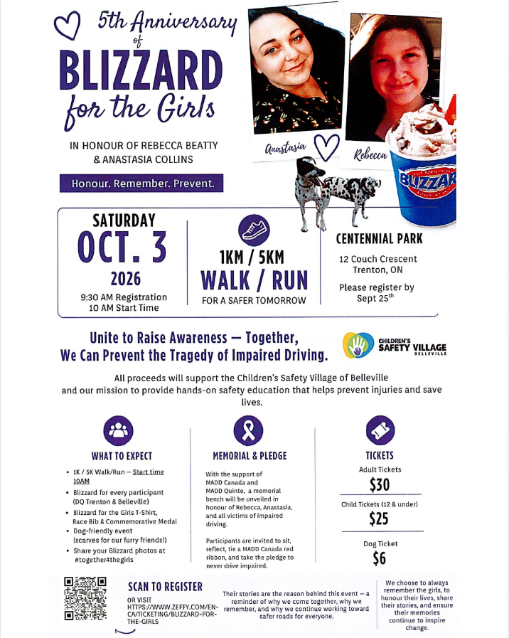 Walk or run in memory of victims of impaired driving