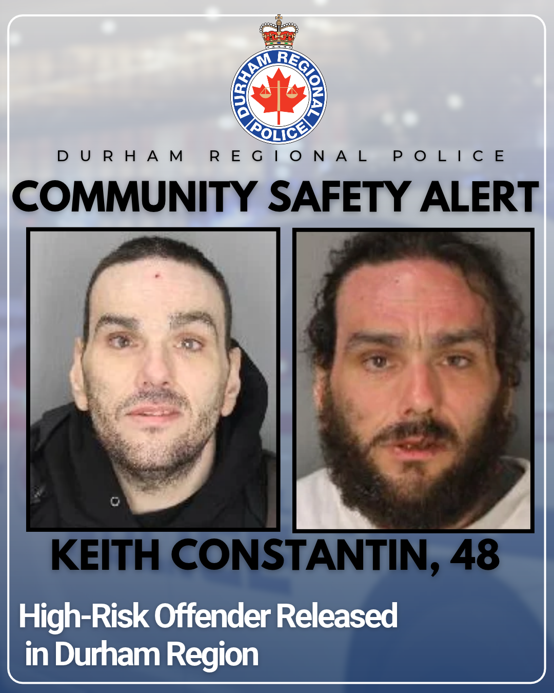 High-risk offender in Durham Region