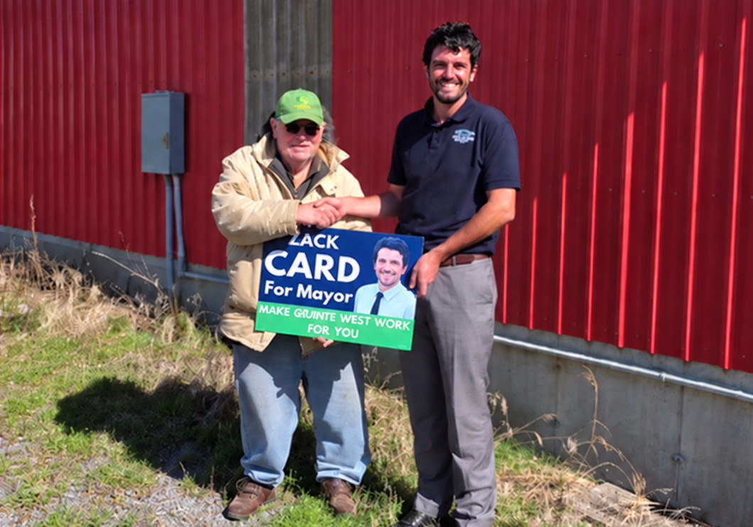 Harrison announces his endorsement