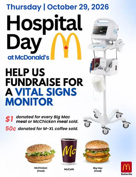 McDonald's supporting local hospitals Thursday