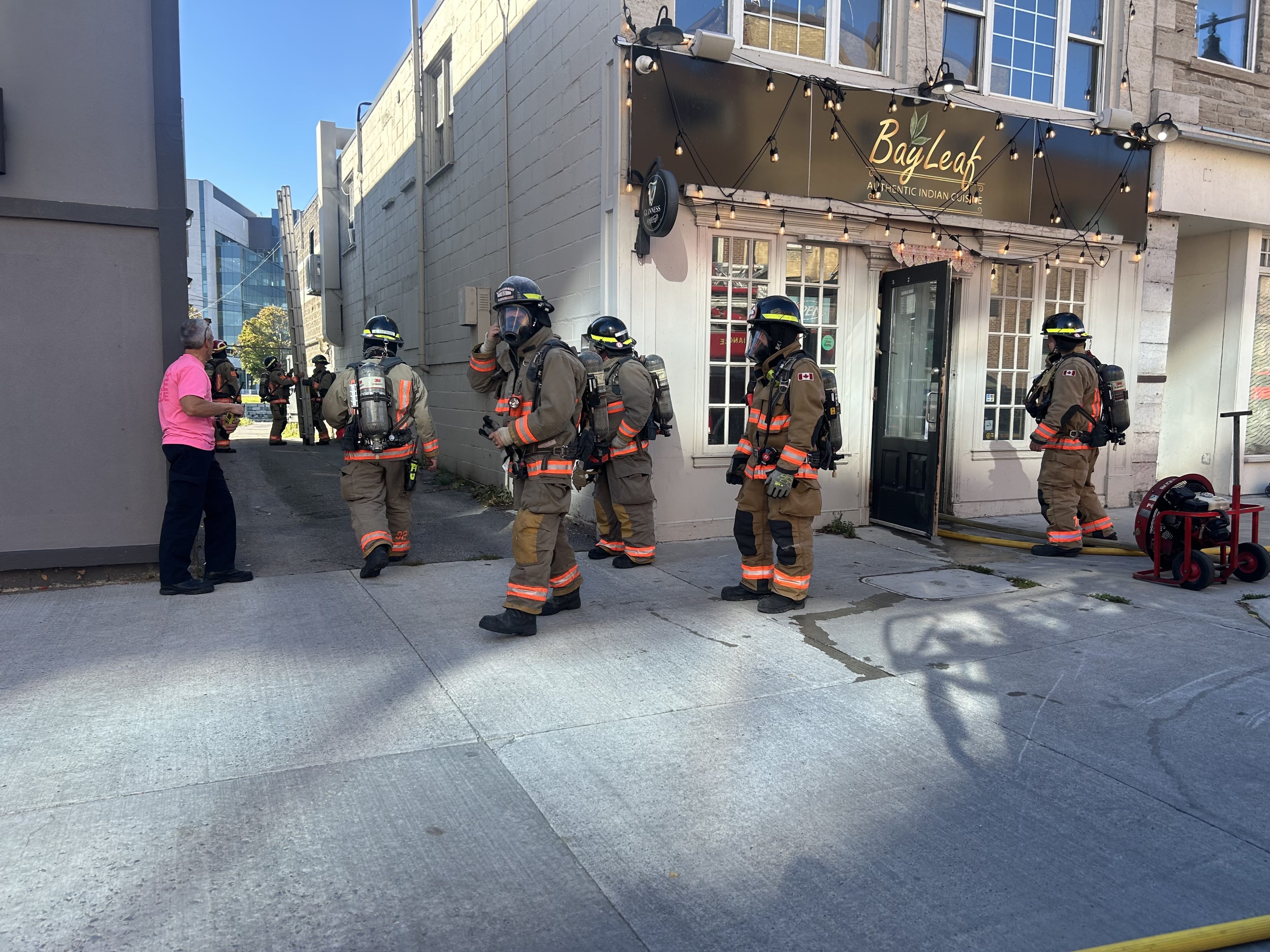 Small fire at restaurant on Front Street