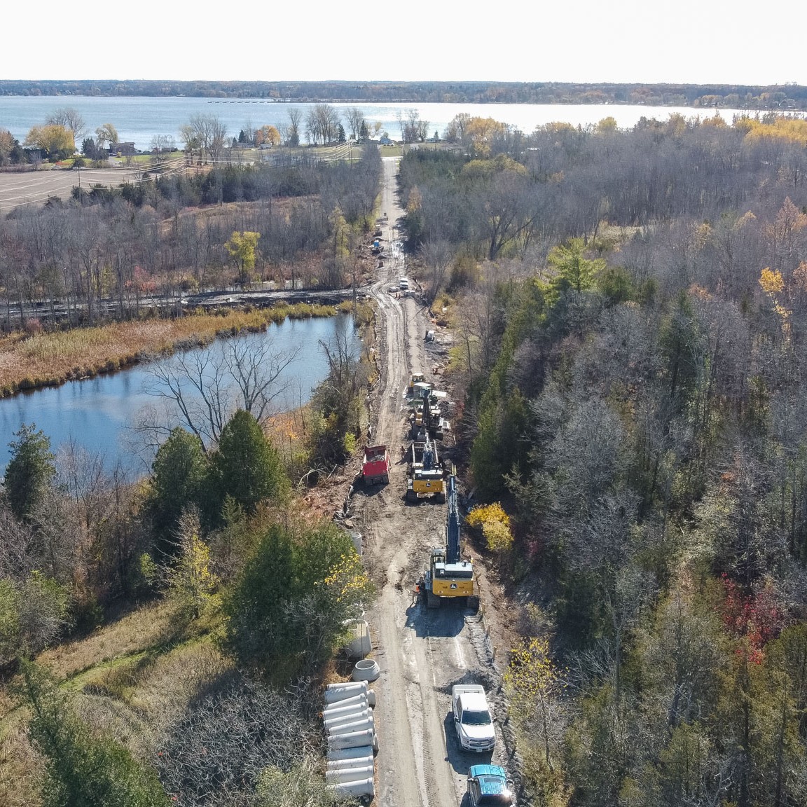 2nd Dug Hill Road closure begins Nov. 2 for fall and winter Trenton trunk sewer construction