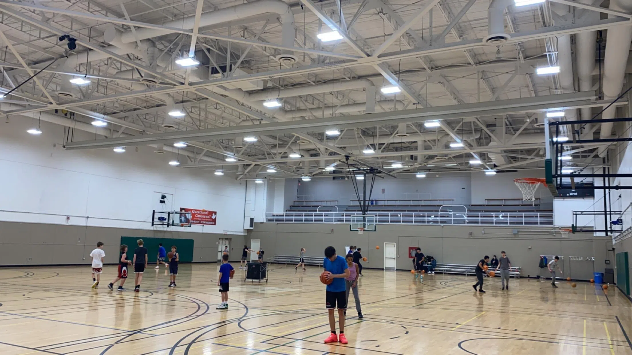 Kids hit the court for NBA player and Londoner Shaedon Sharpe’s grand opening basketball program