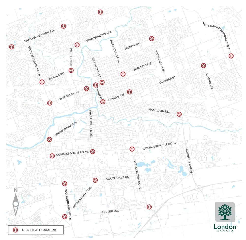 15 new red light cameras coming to London