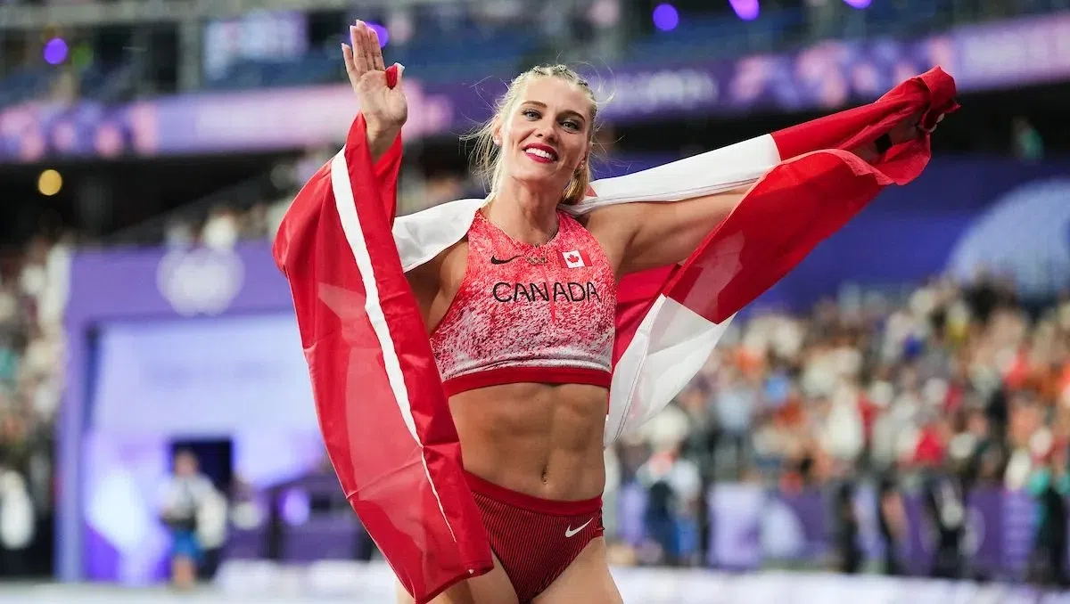 Londoner Alysha Newman takes home bronze in pole vault | 106.9 The X