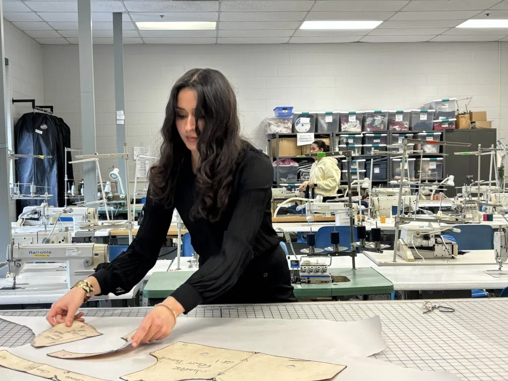 Jessica Kumar doing measurement. (Source: Joshua Chen/XFM)