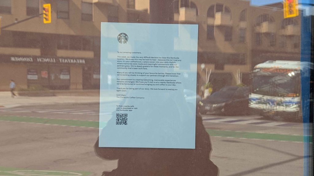 starbucks closed
