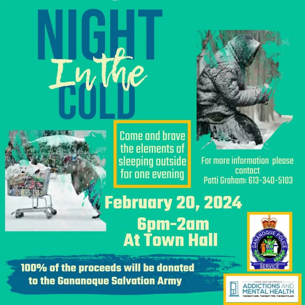 Night in the Cold: Raising awareness for homelessness in Gananoque and our  region