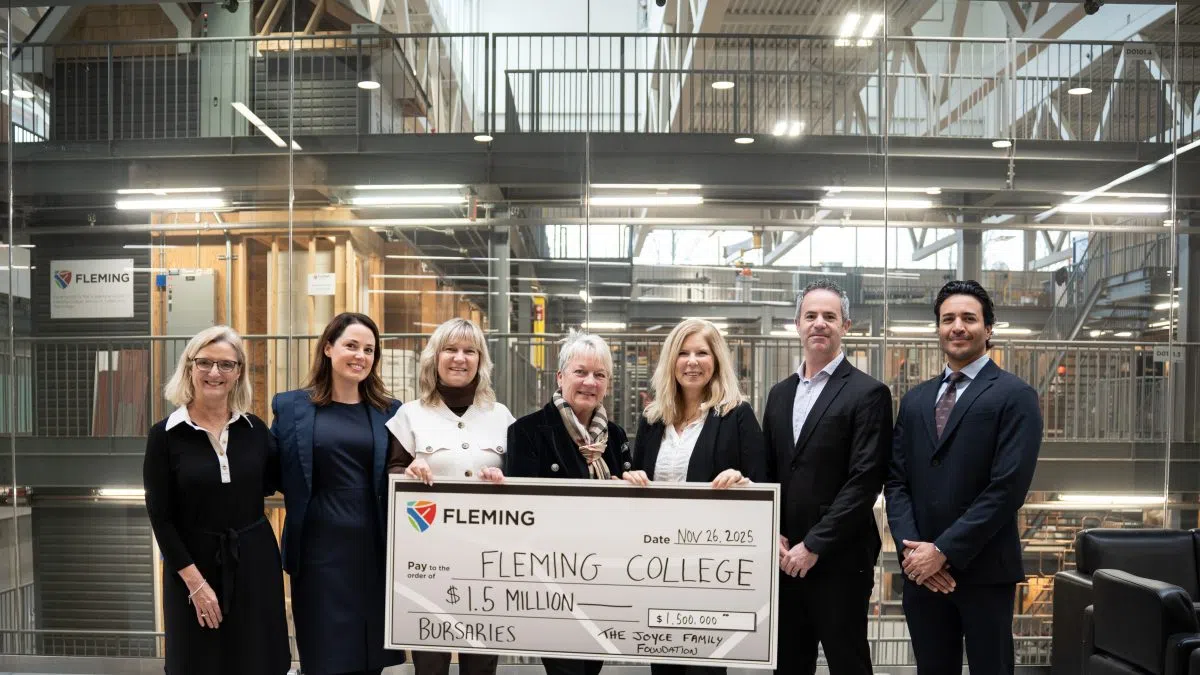Fleming College receives historic $1.5M gift to create largest-ever student bursary fund