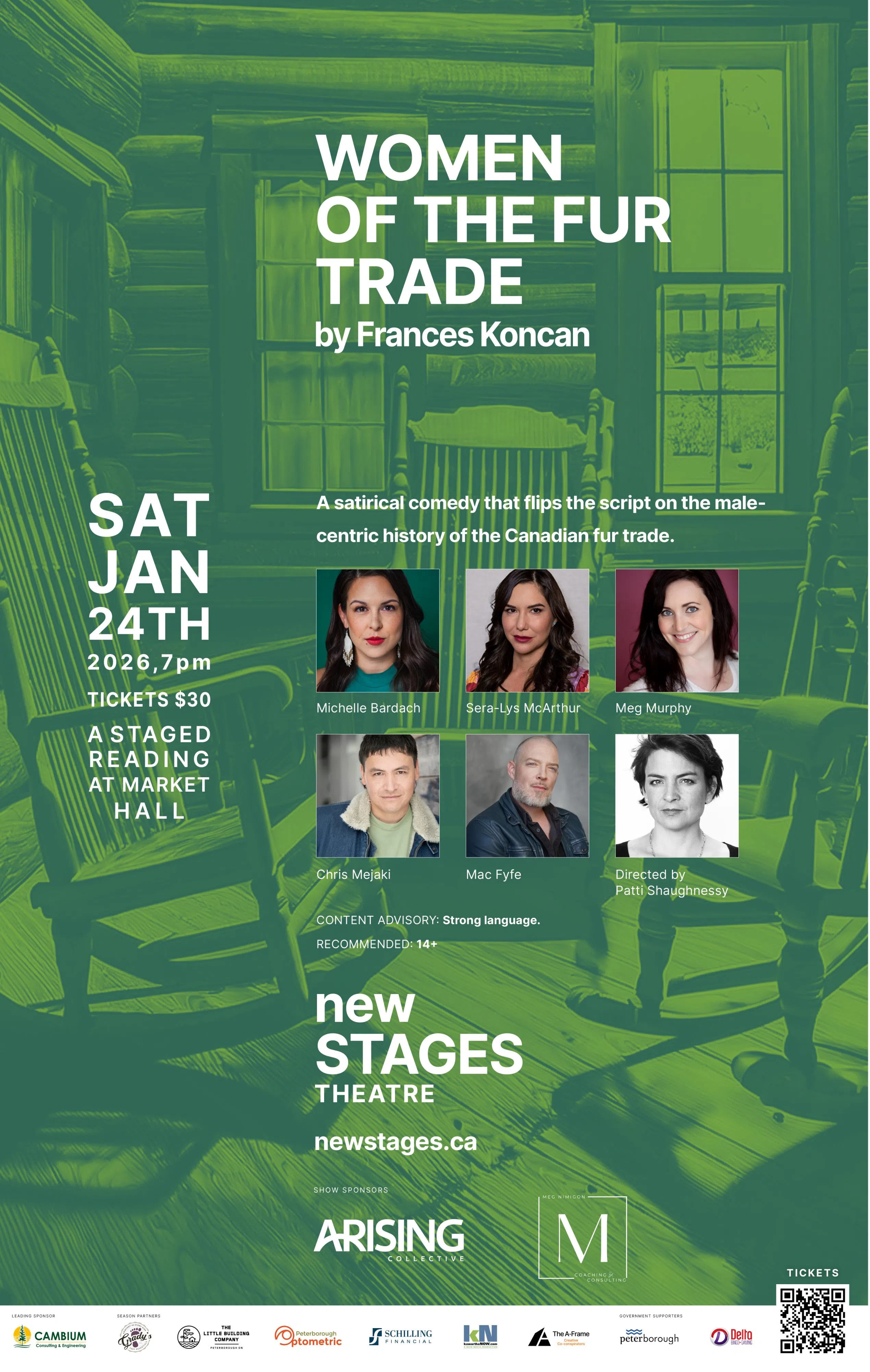 What’s good in Peterborough? New Stages presenting a women’s perspective of the Canadian fur trade