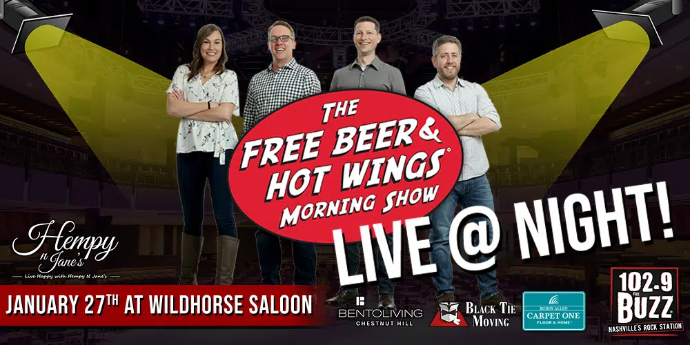 Free Beer & Hot Wings Live @ Night!