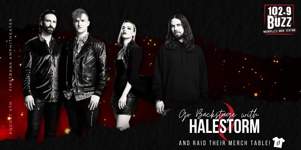 Raid Halestorm’s Merch Table!