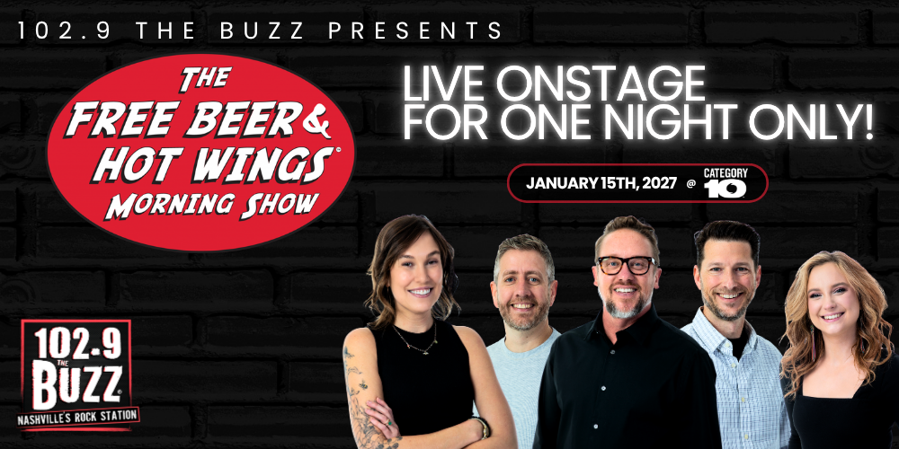 Free Beer & Hot Wings Live At Night!