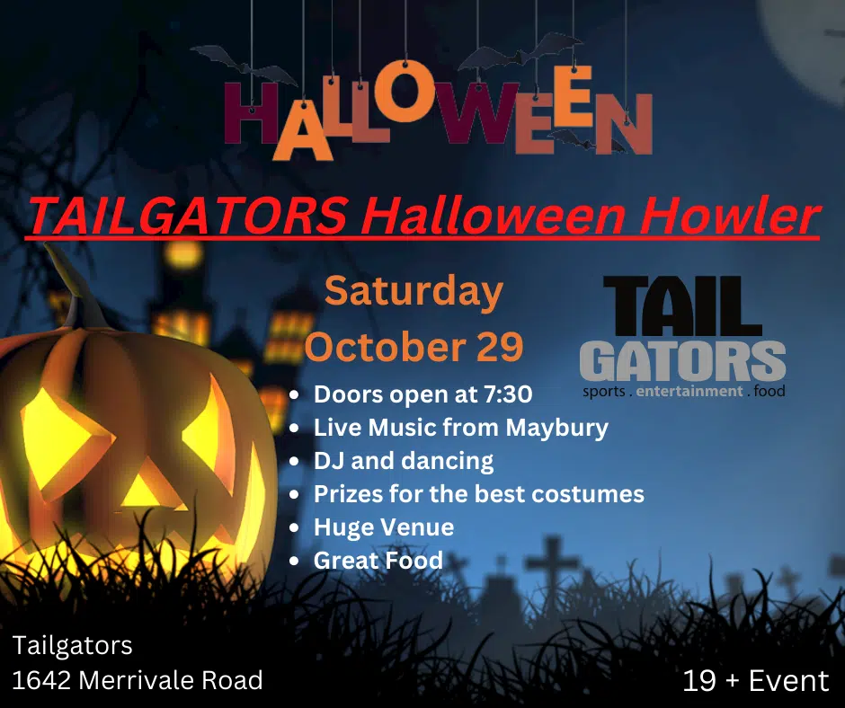 TAILGATORS Halloween Howler Rebel 101.7