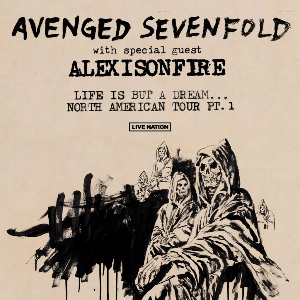 AVENGED SEVENFOLD SHEPHERD OF FIRE TOUR 2013 NORTH AMERICAN CONCERT POSTER