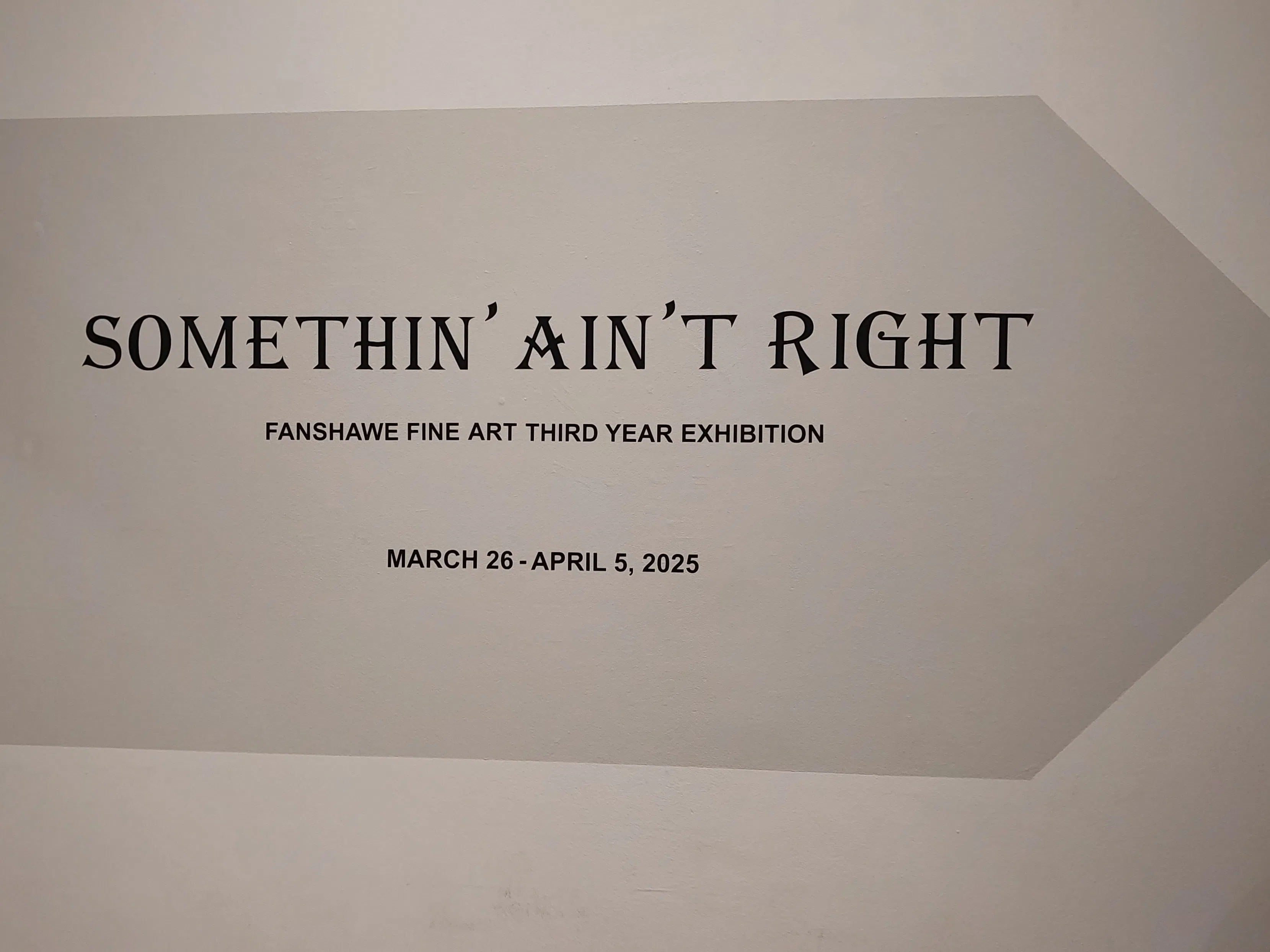 Fanshawe Students' Wonderful Graduating Exhibition