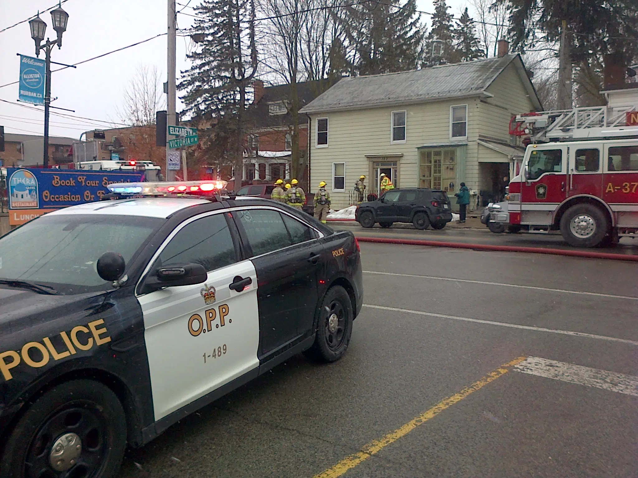 House Fire in Alliston