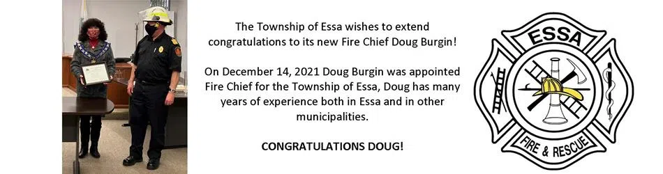 There is a New Fire Chief in Essa