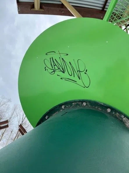 Inappropriate Graffiti Discovered in Several Local Playgrounds