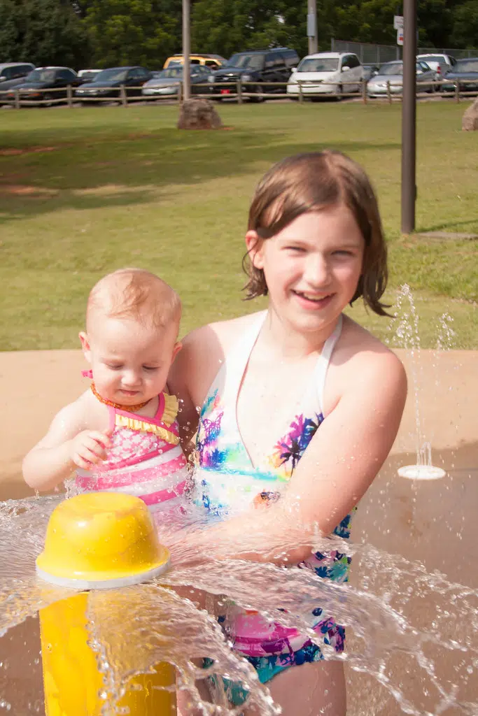 Splash Pads are Open in New Tec!