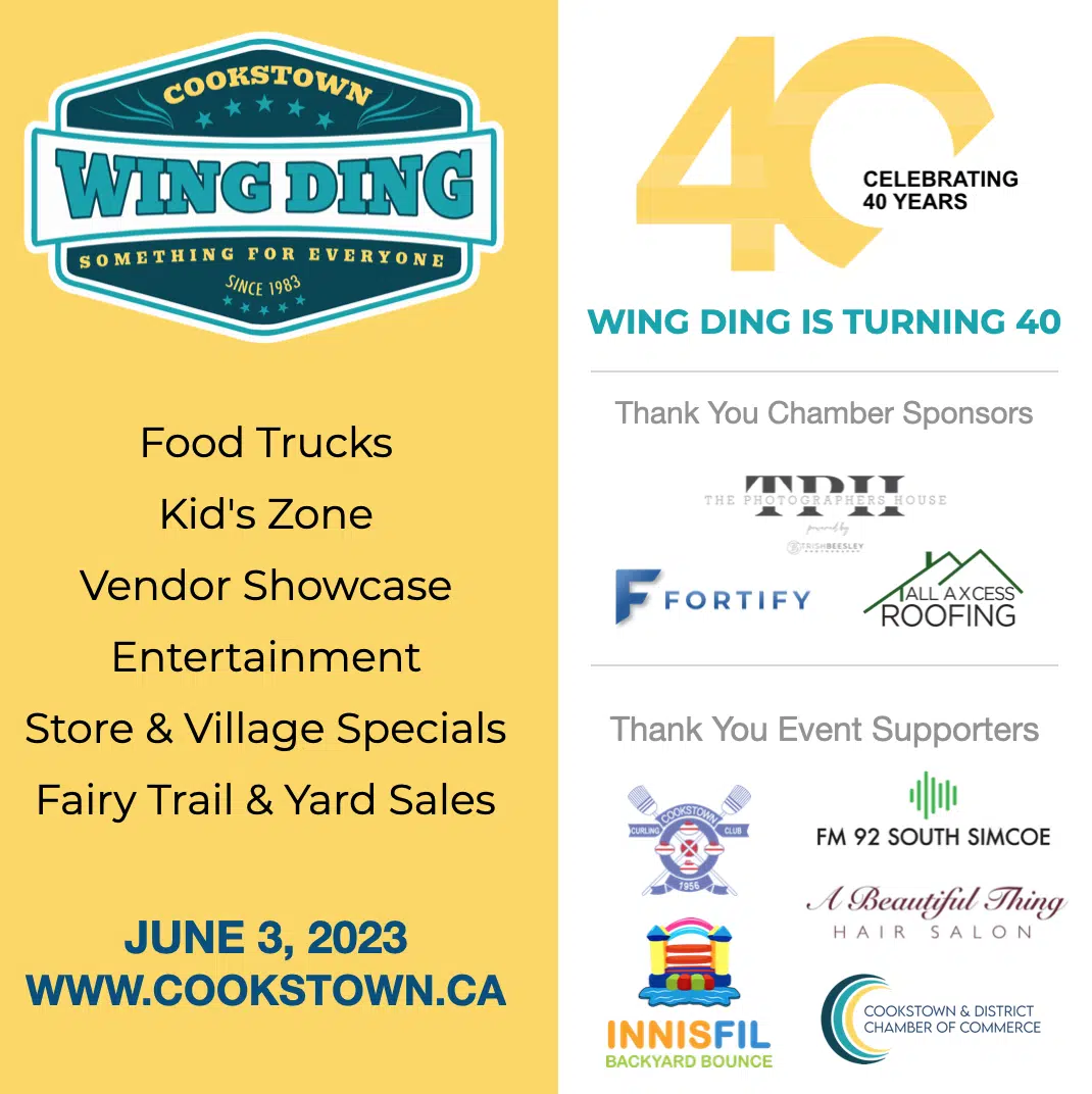 40th Annual Cookstown Wing Ding!