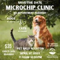 Microchip Clinic This Weekend