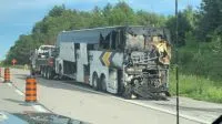 Bus Fire over Weekend Leads to Investigation