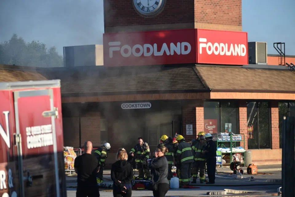 Cookstown Fire Forces Closure of Plaza