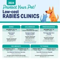 Low Cost Rabies Clinics Coming Soon