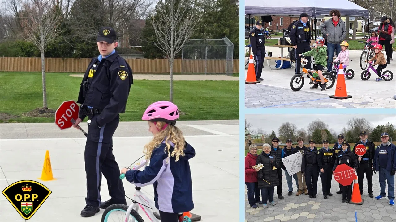 Big Turnout at Alliston Youth Bike Rodeo
