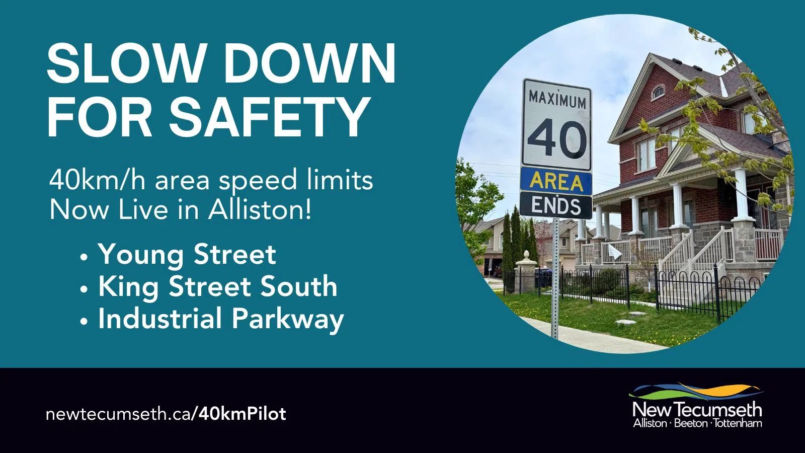 New Speed Limit Pilot Launched In Alliston