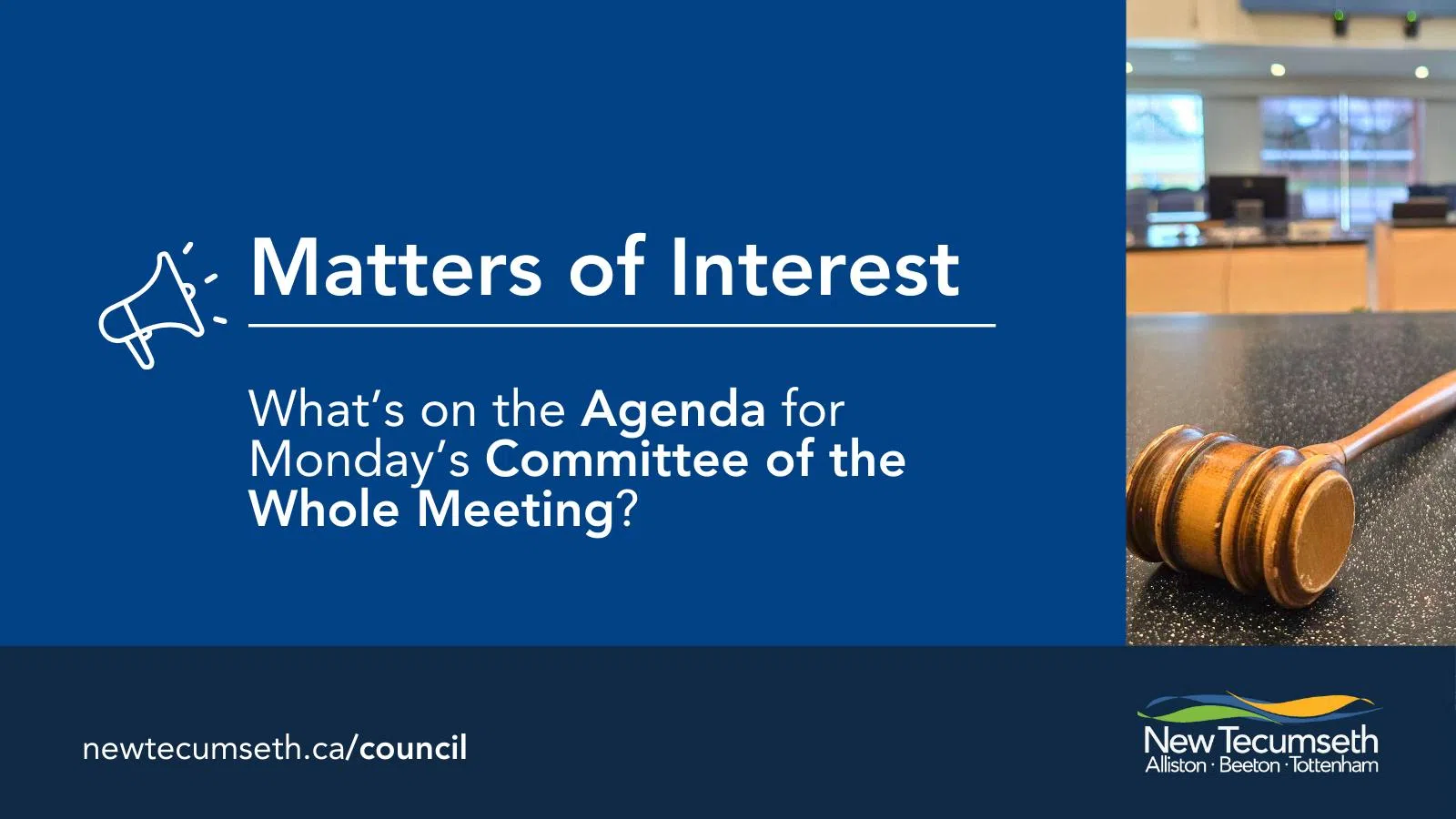 New Tecumseth Council Meeting On Monday