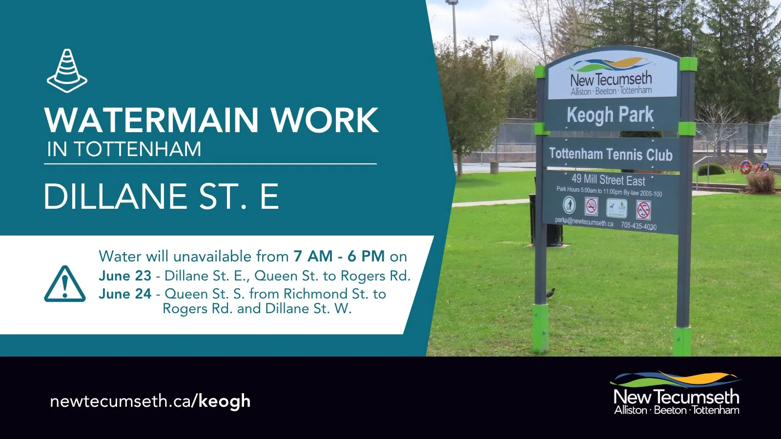 Watermain Replacement Work on Dillane Street