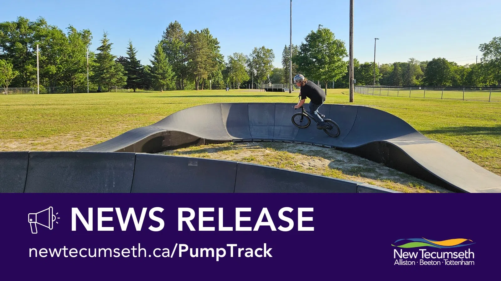 New Pump Track at Riverdale Park