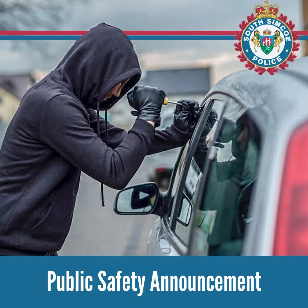 South Simcoe Police Report Increase In Vehicle Theft