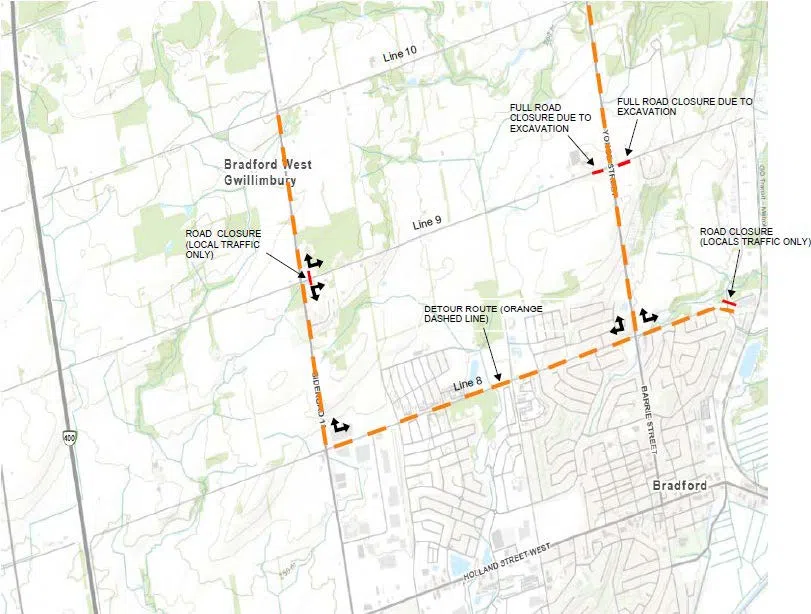 Line 9 West Closed Today & Tomorrow